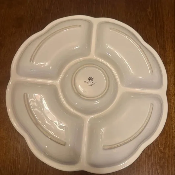 Pfaltzgraff Cloverhill Floral divided serving dish - Picture 3 of 4